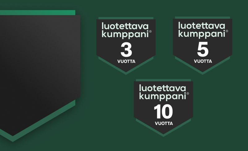 Luottamusmerkki etusivubanneri